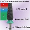 C & I Nail Drill Bit 6 in 1 Multi-function