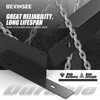 Bevinsee No-Drill Front Bumper License Plate Relocator Bracket Compatible with