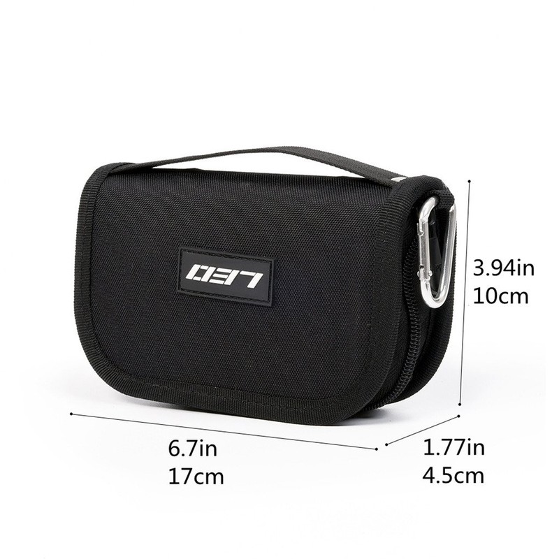 Toasis Fishing Lure Storage Wrap Bag Spinner Baits Wallet Case