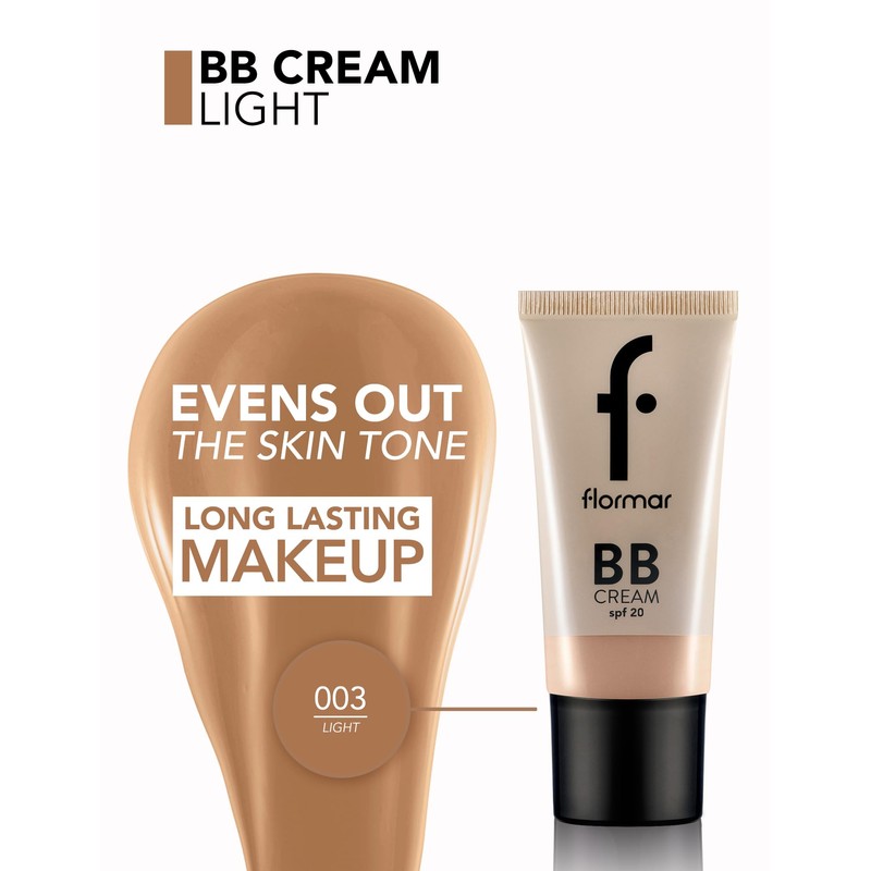 Flormar Natürlicher Glow Leichte und Cremige Feuchtigkeitspflege BB Creme Nr.