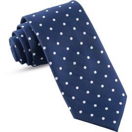 LUTHER PIKE SEATTLE Handmade Ties For Men: Woven Tie Mens Ties: Standard & Thin Mens ties, Solid Color & Dots Neckties