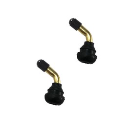 wumio L-Shaped Air Valve, Set of 2, PVR-70 Rubber Valve, PVR70, Moped, Motorcycle, Scooter, L-Type, Air Valve, Snap-in Valve, Punk Tubeless Tire, Tire Replacement, Wear and tear