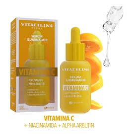 Vitacilina Facial Serum Iluminador Con Vitamina C | 30 Ml Todo Tipo De Piel Día/noche
