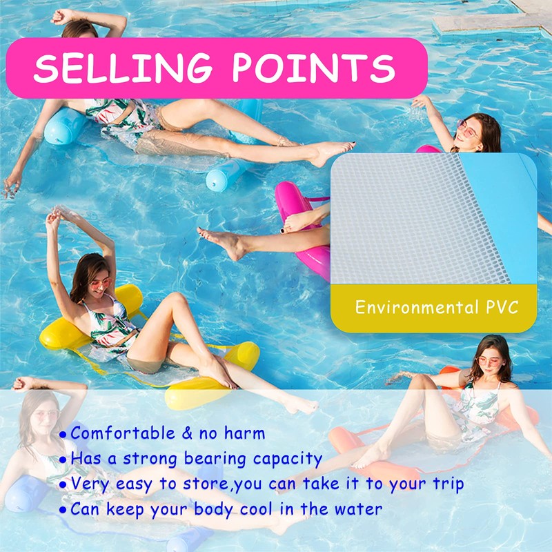 Sinwind Multipurpose Hammock Inflatable Float Pool 4 in 1 Float