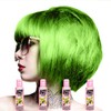 Crazy Color Semi-Permanent Hair Dye 4 Pack 100ml (Lime Twist)