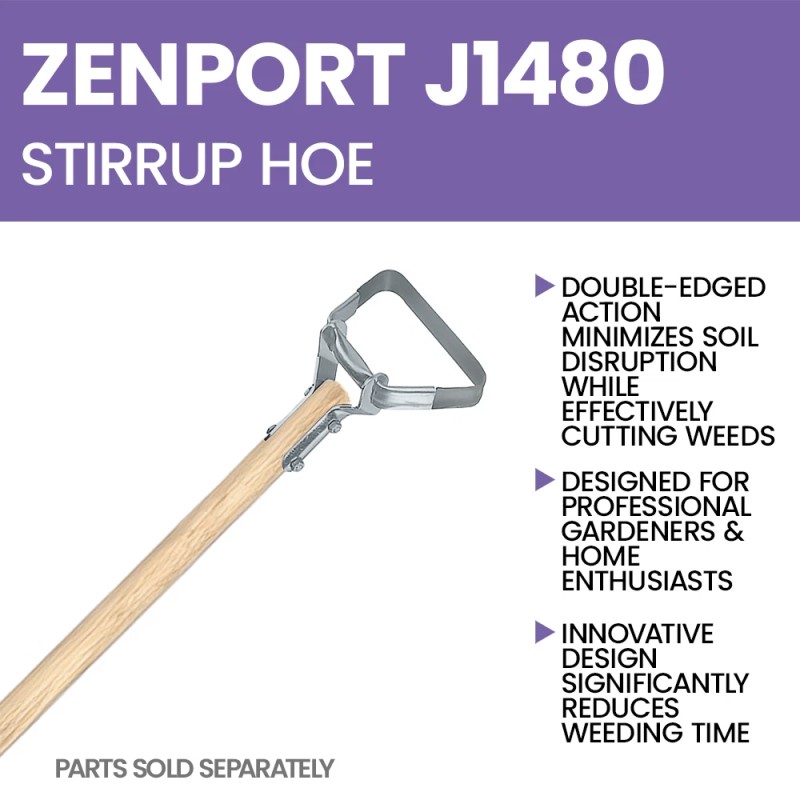 Zenport J1480 Scuffle Stirrup Action Hoe Head