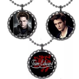 Unbranded Team Edward Twilight Saga necklaces 3 complete  necklace 24inch ball chain