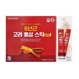 Duzon Health 더존건강 6년근 고려 홍삼 스틱 20g x 26포 Duzon Health 6-Year-Old Korean Ginseng Stick 20g x 26 Packs