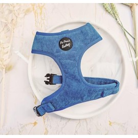 Dog Harness Cord Petrol Blue L