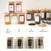 CZCZPLUS 12Pcs Glass Spice Jars with Bamboo Airtight Lids, 8oz