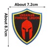 Pack of 2 Patches Embroidery Ukraine Military Tactical Badge with
