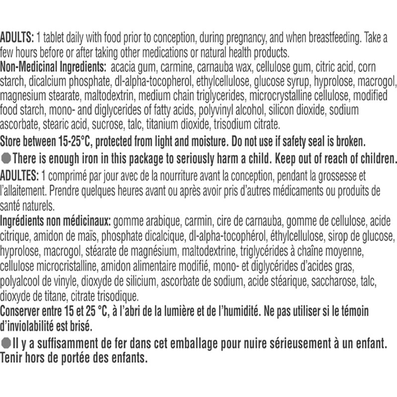 NESTLÉ Materna Prenatal Multivitamin Supplement | Folic Acid | 100