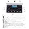 Nikou Multi-Effect Processor Guitar Effect Pedal Portable Electric Guitar Effect