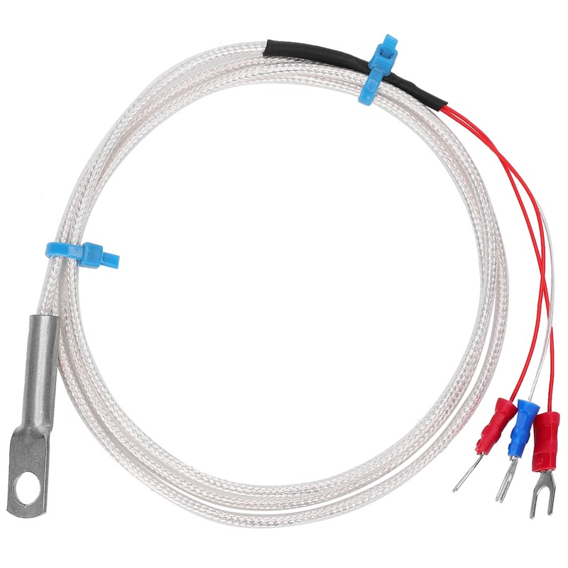 Temperature Sensor Probe PT100 Thermistor Temperature Measuring Probe Round Hole
