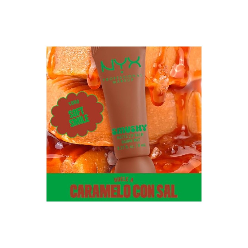 NYX Professional Makeup, Smushy Bálsamo de Labios Matte - Tono