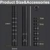 Bicycle Stem Riser Aluminum Alloy Bicycle Handlebar Riser Head Up