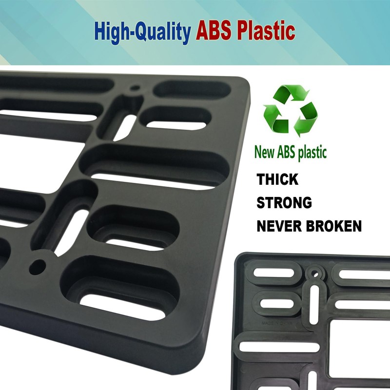 BGGTMO Front License Plate Mounting Kit- Universal License Plate Bracket