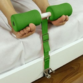 ST Home Workout Sit-Up Assistant Bed-Mounted Home Gym Exercise Device Sit-Up Aid Green