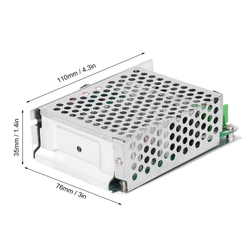 DC12V‑50V Professional PWM DC Motor Speed Controller Metal Shell 30A