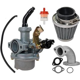 PZ22 Carburetor 22mm Carb Cable Choke 38mm Air Filter Cleaner Intake Pipe Gasket for Apollo SSR 110cc 125cc Sunl Roketa Taotao Coolster ThumpStar CRF XR 50 70 Pit Bike Atv Quad Parts