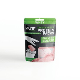 PRO Bottle LLC VADE NUTRITION 100% WHEY ISOLATE DISSOLVABLE PROTEIN PACKS - Flavor: STRAWBERRY MILKSHAKE, Size: 30 Servings