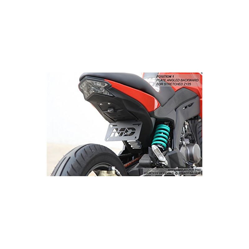 Fender Eliminator Kit for Kawasaki Z125 Pro 2017-2025 Stretched Extended