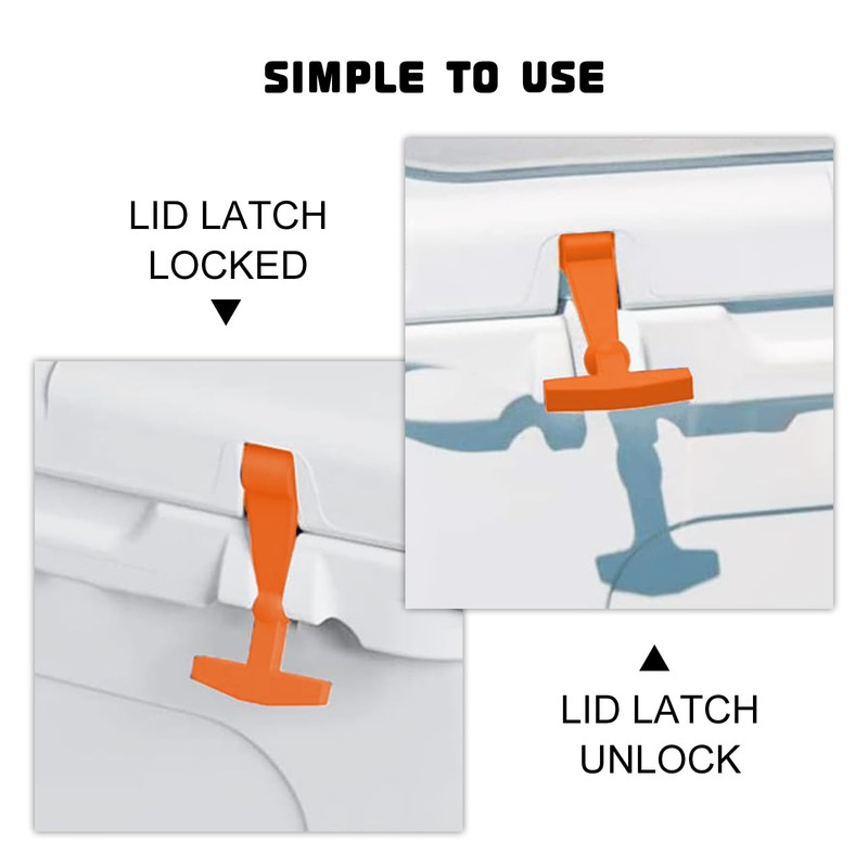 4Pack Cooler Latches Replacement for Yeti, RTIC Related Coolers, Premium