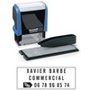 Trodat Printy 4911 DIY Self Inking Stamp,Blue Body - Black