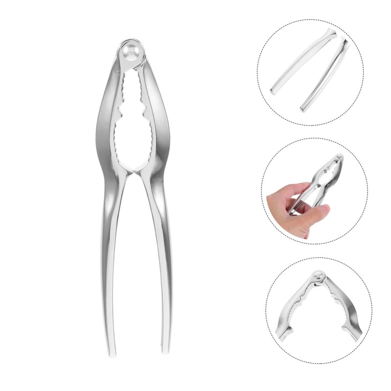 GRIRIW Heavy Duty Lobster Cracker Clips Nut Cracker Seafood Tool