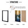 Dyrfolm 6x8 Picture Frame,Photo Frames with Plexiglass,Picture Frame Set for