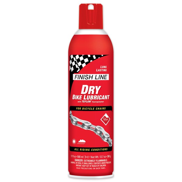 Finish Line DRY Bike Lubricant with Teflon (17-Ounce Aer