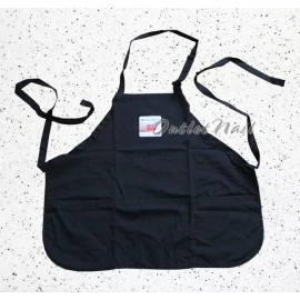 CND Shellac Apron - "I Love CND Shellac" - Nail Salon Black Apron Ship in 24H