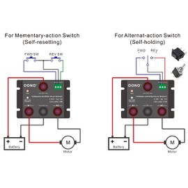 24V 50Amp Forward and Reverse Relay Module for Motor/Linear Actuator, Reversing Relay Module