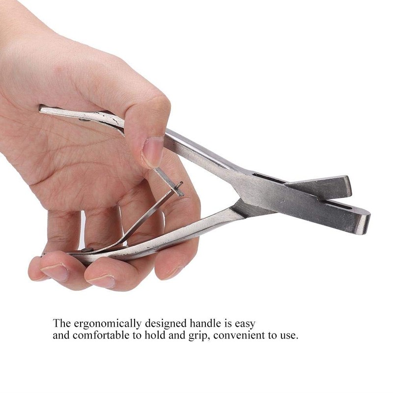 Livestock Ear Notcher, Stainless Steel Pig Ear Plier Ear Notcher