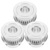 TEHAUX 9pcs Teeth Idler Pulley for Timing Belt Synchronous Wheel
