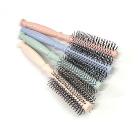 Pastel Color Bangs Root Volume Thick Hair Roll Brush Random Color 4ea