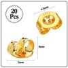 20Pcs/10 Pairs Earring Backs 14K Gold 925 Sterling Silver Earring