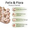 Felix & Flora Soft Sole Dark Nude Baby Shoes -