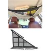 YFFSFDC Car Ceiling Storage Net, Triangle, 31.5 x 21.7 inches