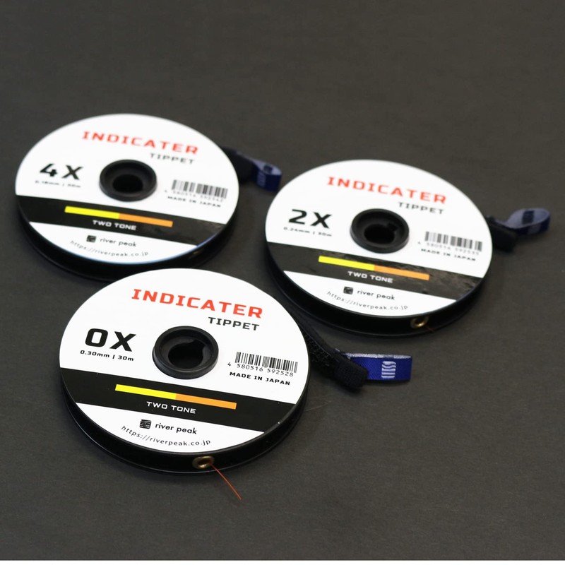 river peak indicator tippet 30m (2x2)