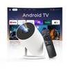 Mini Projector with WiFi and Bluetooth Built-in Android 11,180°Rotatable Portable