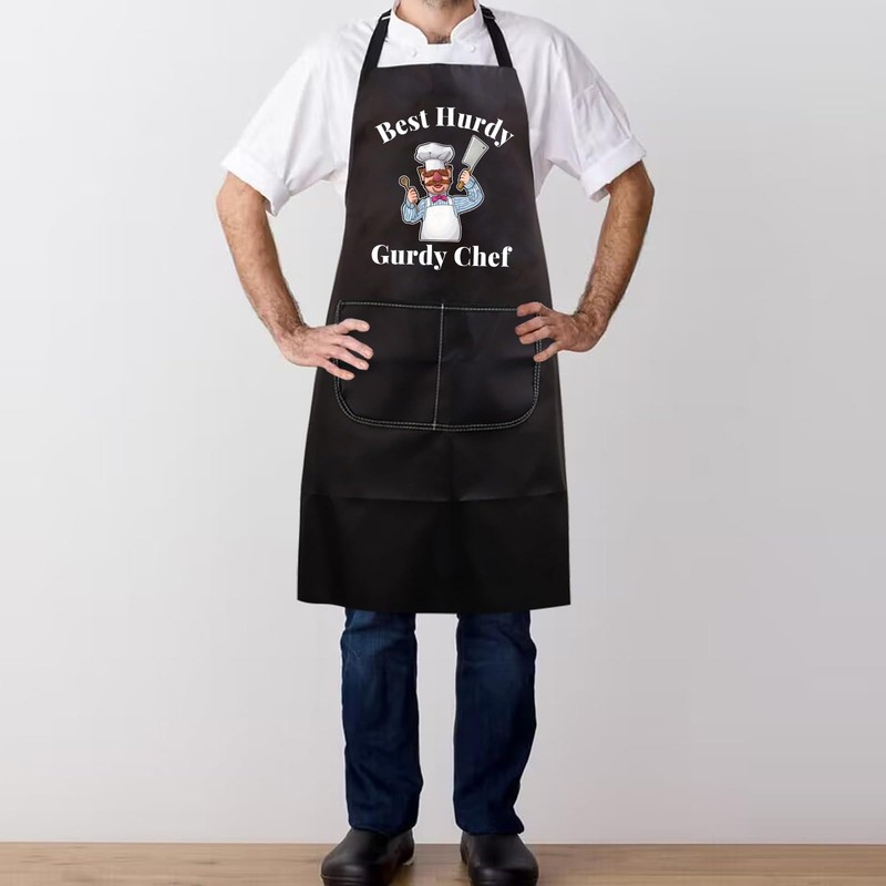 AKTAP Swedish Chef Gift Vert Der Ferk Apron With Pocket,