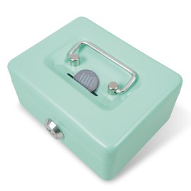 CARL CB-8050-U Okozukai Bank, For Home, Kids, Keyed, Safe, A7, Light Green