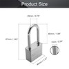 MroMax 3 x Padlock with Keys, Rustproof, Waterproof, Outdoor Steel