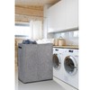 DOKEHOM 150L Double Laundry Basket with Lid and Removable Laundry