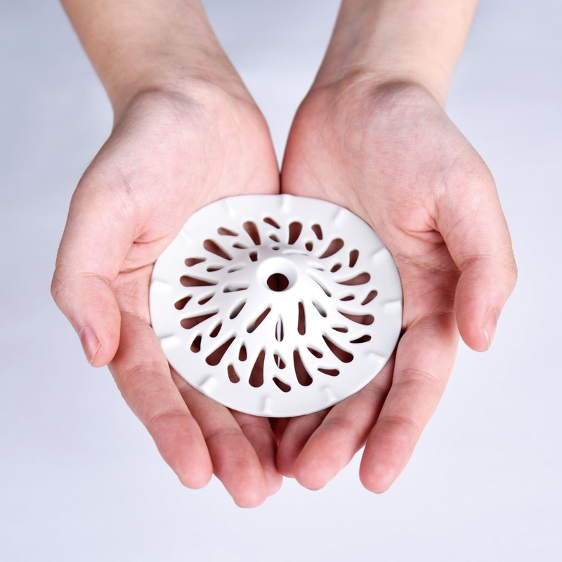 HUROYAMA Hair Catcher, Clogged drains, Messy Cleaning, Soft Silicone, Tool-Free