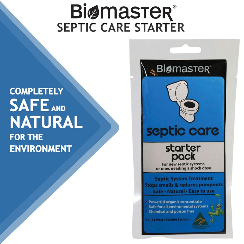 Septic Care Starter Pack - Tank Treatment - 2 Sachets