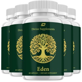 (5 Pack) Eden Capsules – Eden Pills Digestive Support, Gut Wellness