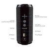 HYKU TG-621 Portable Bluetooth Speaker with Handsfree Calling Mic, Waterproof,