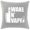 Hippowarehouse Wake N Vape Printed bedroom accessory cushion cover case
